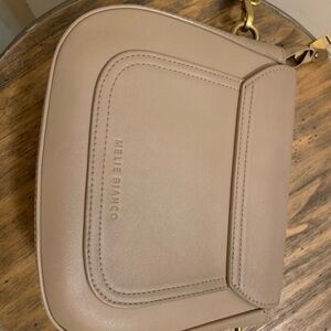 Melie Bianco Beige Crossbody Bag